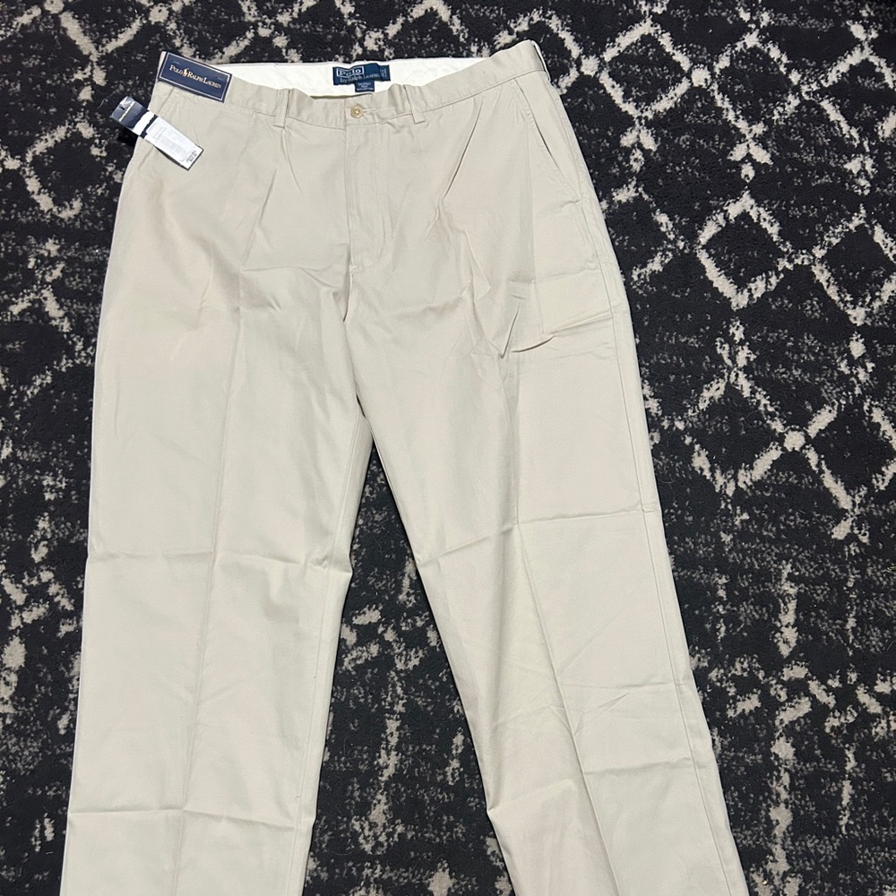 NWT Polo Ralph Lauren Prospect Straight Leg Chino Pants - Tan - 36x32